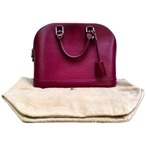 Alma PM Epi Leather Red SHW