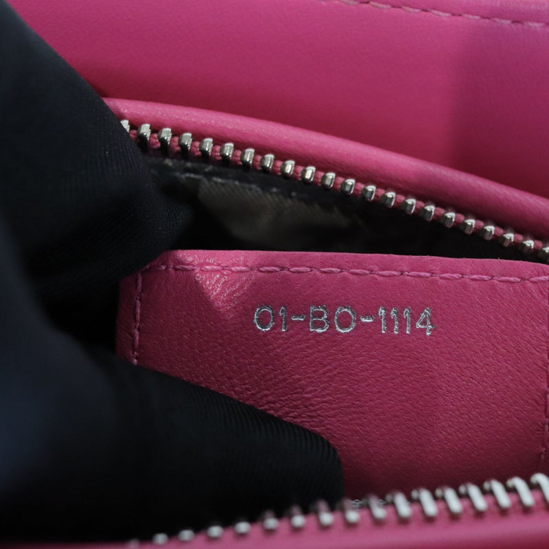Lady Dior Medium Lambskin Cannage Pink SHW