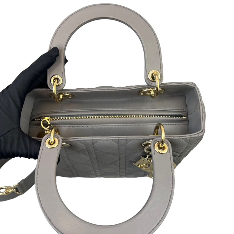 Lady Dior Medium Grey GHW