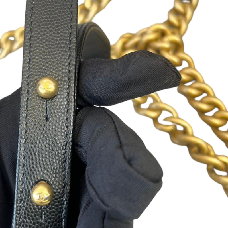 Boy Old Medium Caviar Black GHW