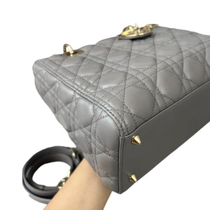 Lady Dior Medium Grey GHW