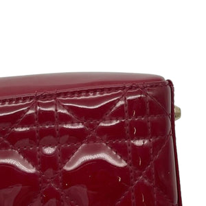 Mini Lady Dior Patent Red GHW
