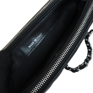 Double Zip WOC Chevron Black SHW