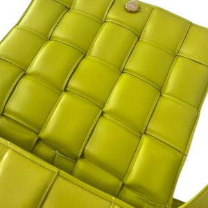 Padded Cassette Nappa Maxi Intreccio Kiwi GHW