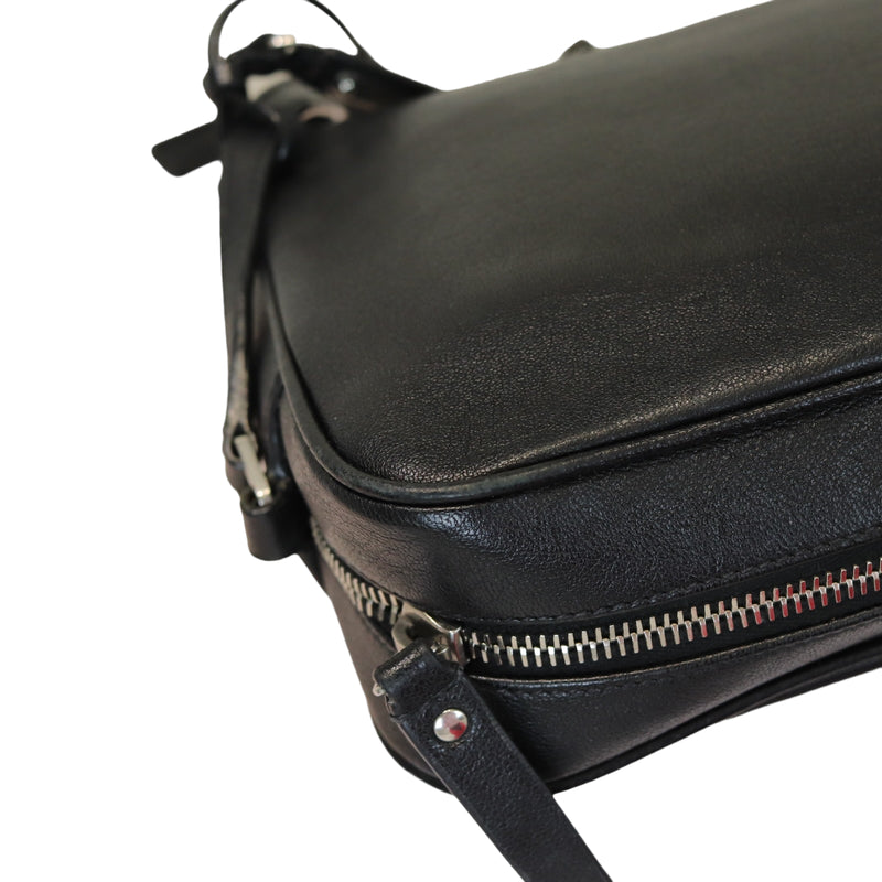 Lou Camera Bag Leather Black SHW