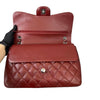 Classic Double Flap Jumbo Caviar Red SHW