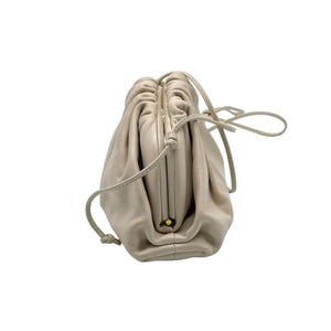 Mini Pouch Leather Cream