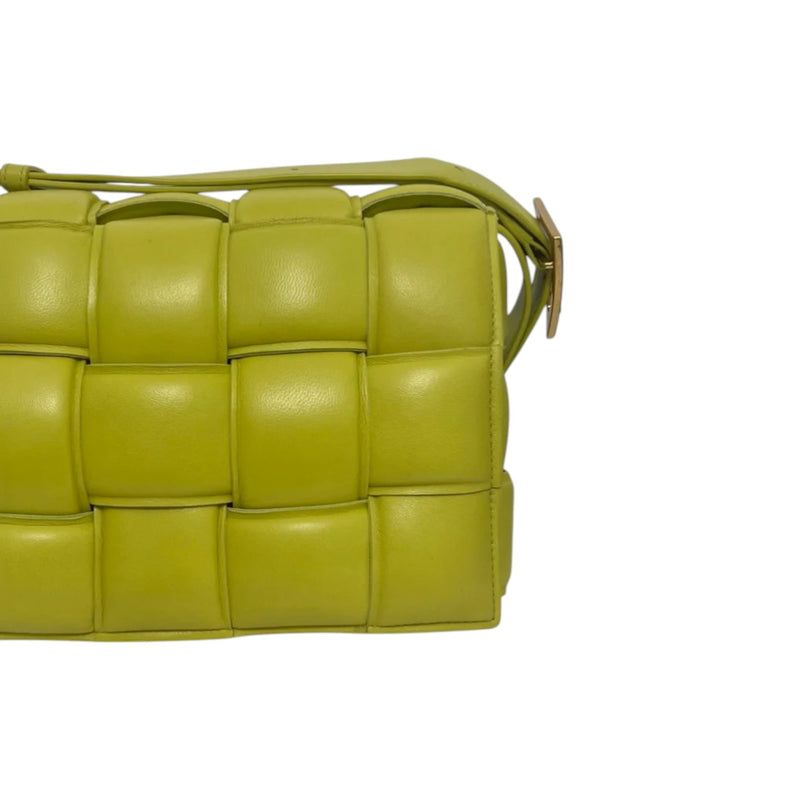 Padded Cassette Nappa Maxi Intreccio Kiwi GHW