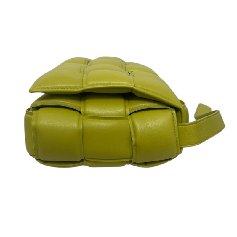 Padded Cassette Nappa Maxi Intreccio Kiwi GHW