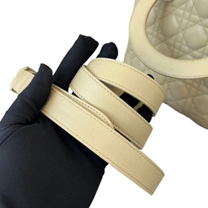 Lady Dior Medium Beige GHW