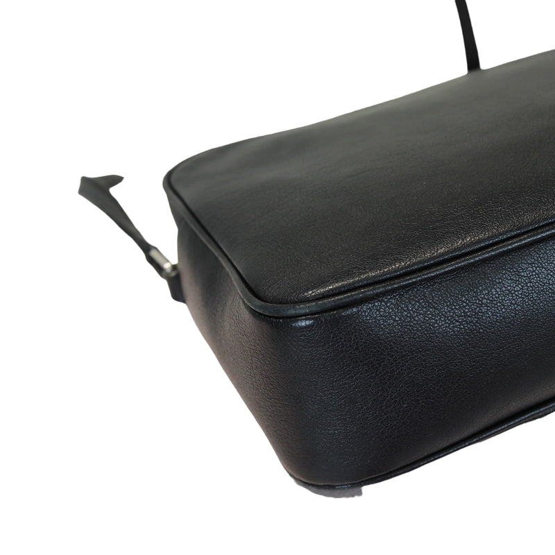 Lou Camera Bag Leather Black SHW