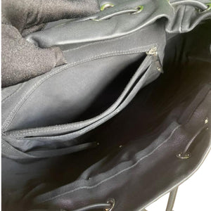 Medium Urban Spirit Backpack Chevron Lambskin Black SHW