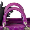 Lady Dior Medium Lambskin Purple SHW