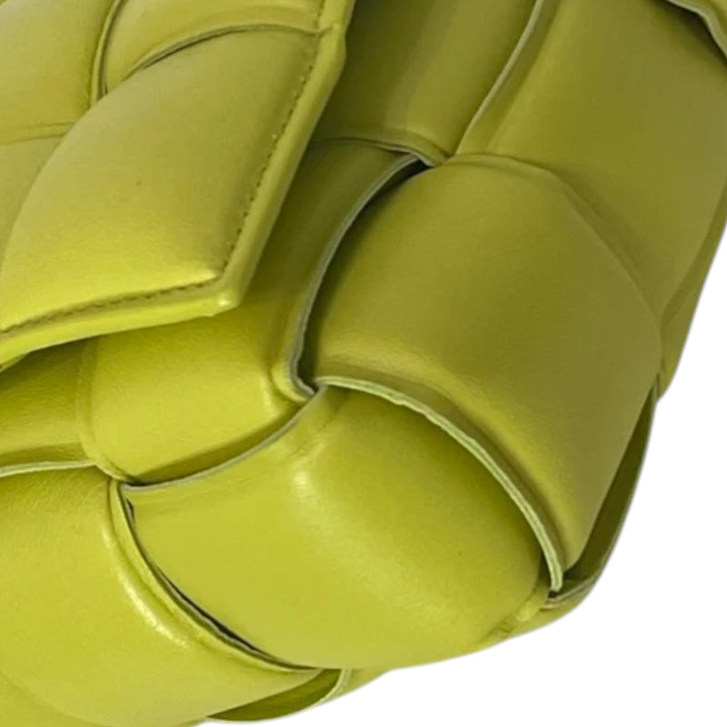 Padded Cassette Nappa Maxi Intreccio Kiwi GHW