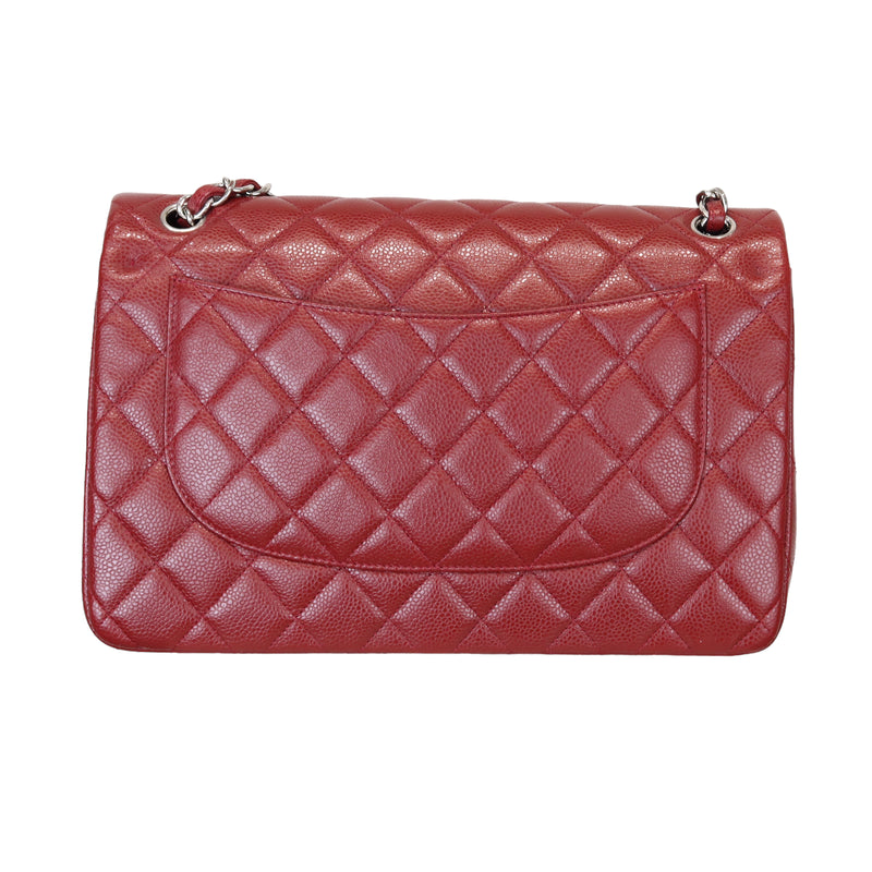 Chanel 19 Maxi Flap Bag - Red Goatskin - GHW SHw