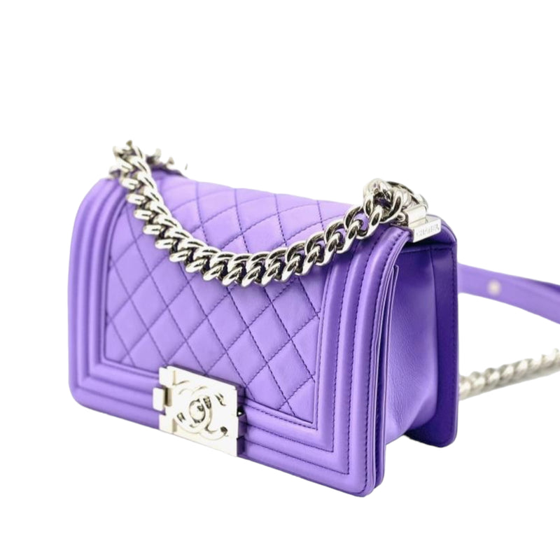 purple chanel bag 2020