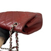Classic Double Flap Jumbo Caviar Red SHW
