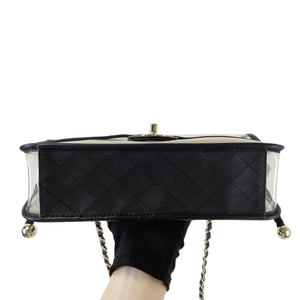 Coco "Sand by the Sea" Runway Pearl Handle Black PVC