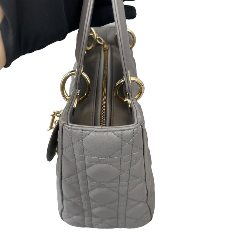 Lady Dior Medium Grey GHW