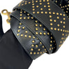 Studded Supple Lady Dior Medium Black GHW
