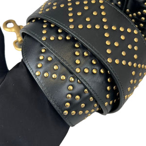 Studded Supple Lady Dior Medium Black GHW