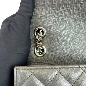 Medium Envelope Flap Leather Grey RHW