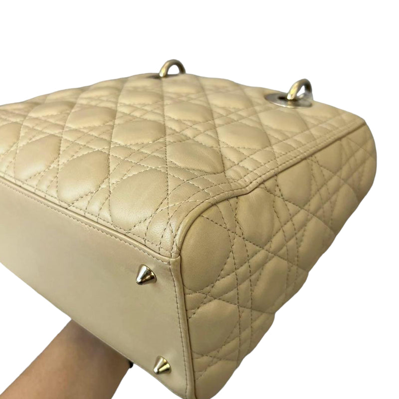 Lady Dior Medium Beige GHW