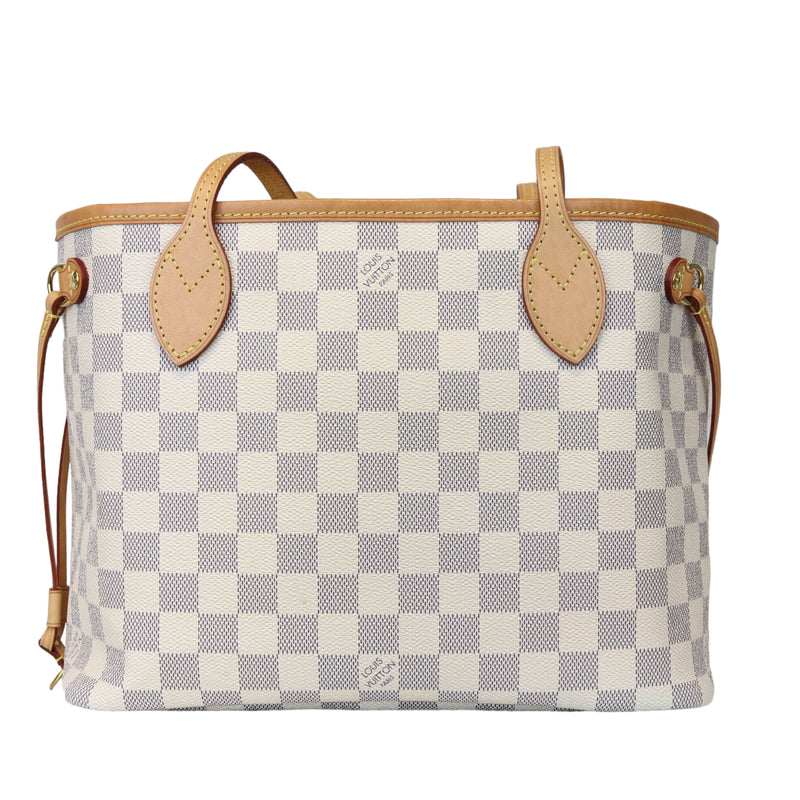 white louis neverfull pm