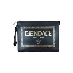 Fendi x Versace Fendace Clutch Black GHW