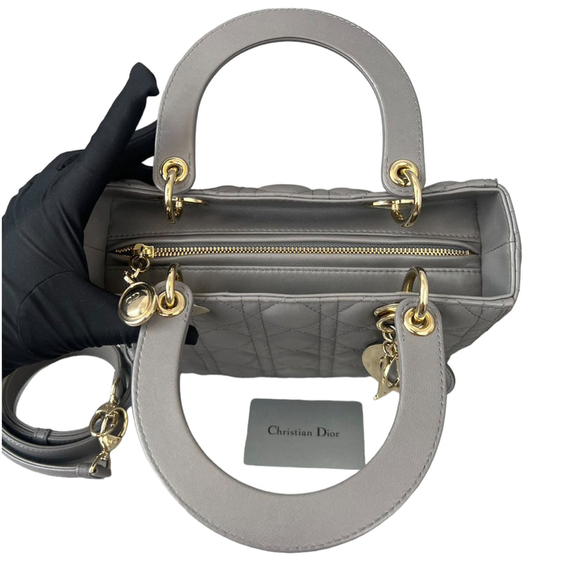 Lady Dior Medium Grey GHW