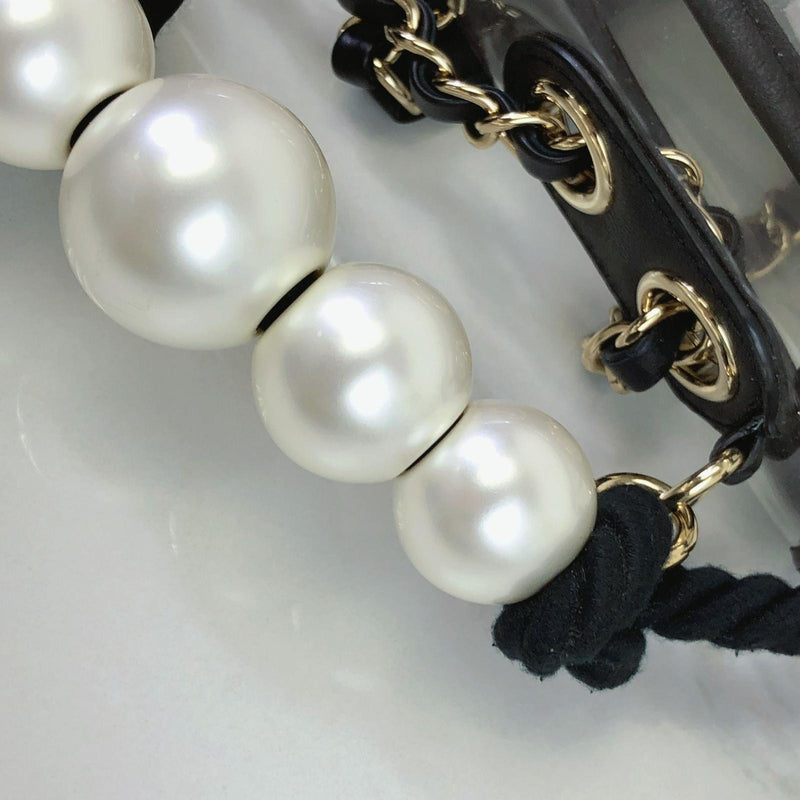 Coco "Sand by the Sea" Runway Pearl Handle Black PVC