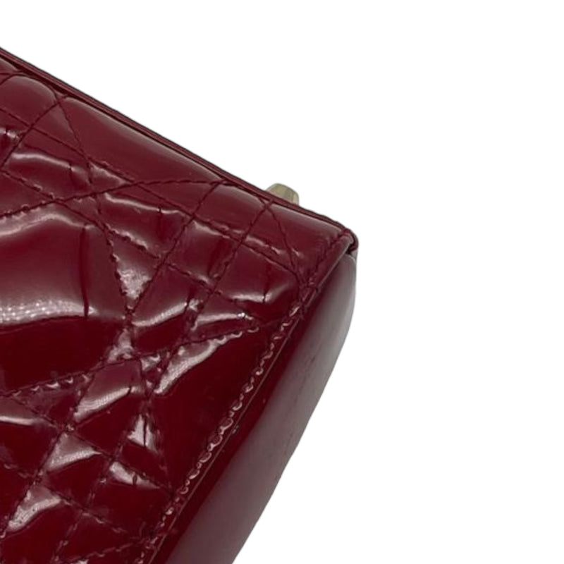 Mini Lady Dior Patent Red GHW