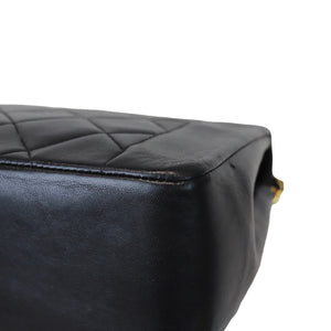 Medium Diana Lambskin Black GHW