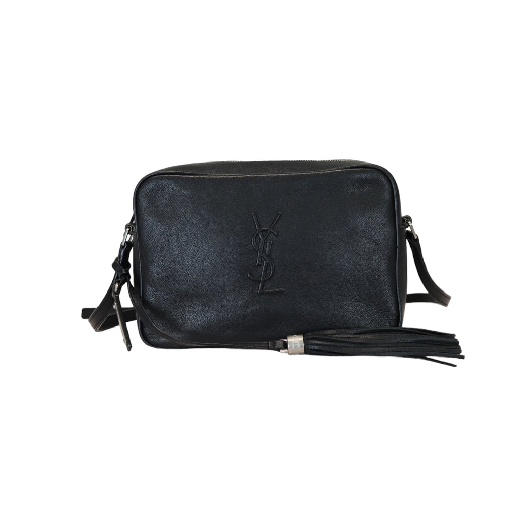 Lou Camera Bag Leather Black SHW