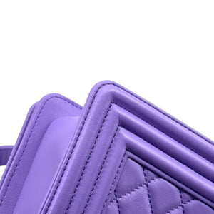 Small Boy Lambskin Purple SHW