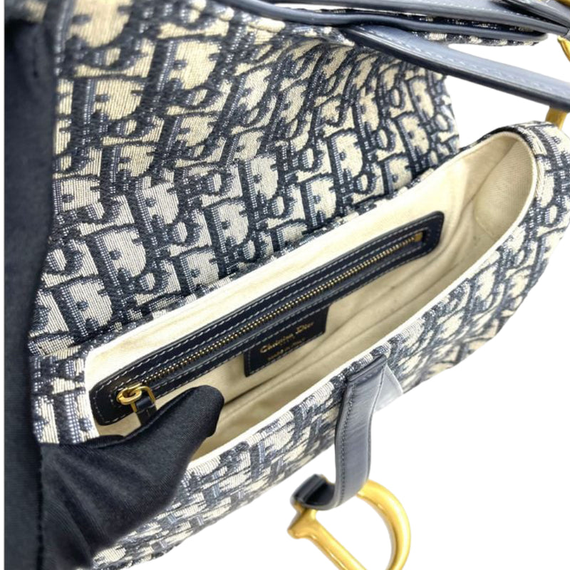 Oblique Saddle Blue Medium GHW