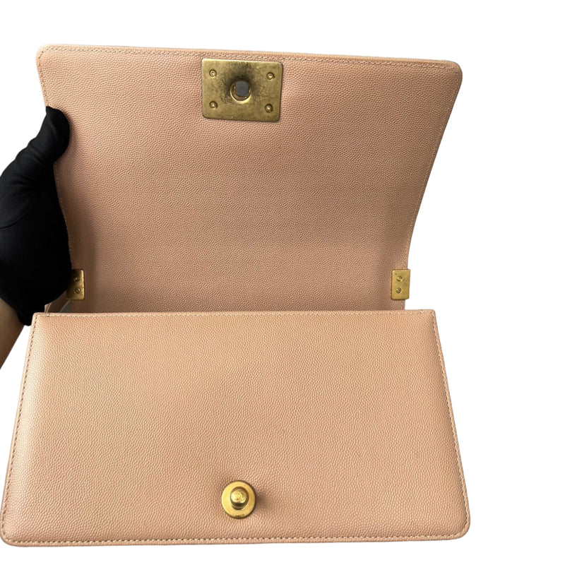 Caviar Boy Old Medium Beige GHW