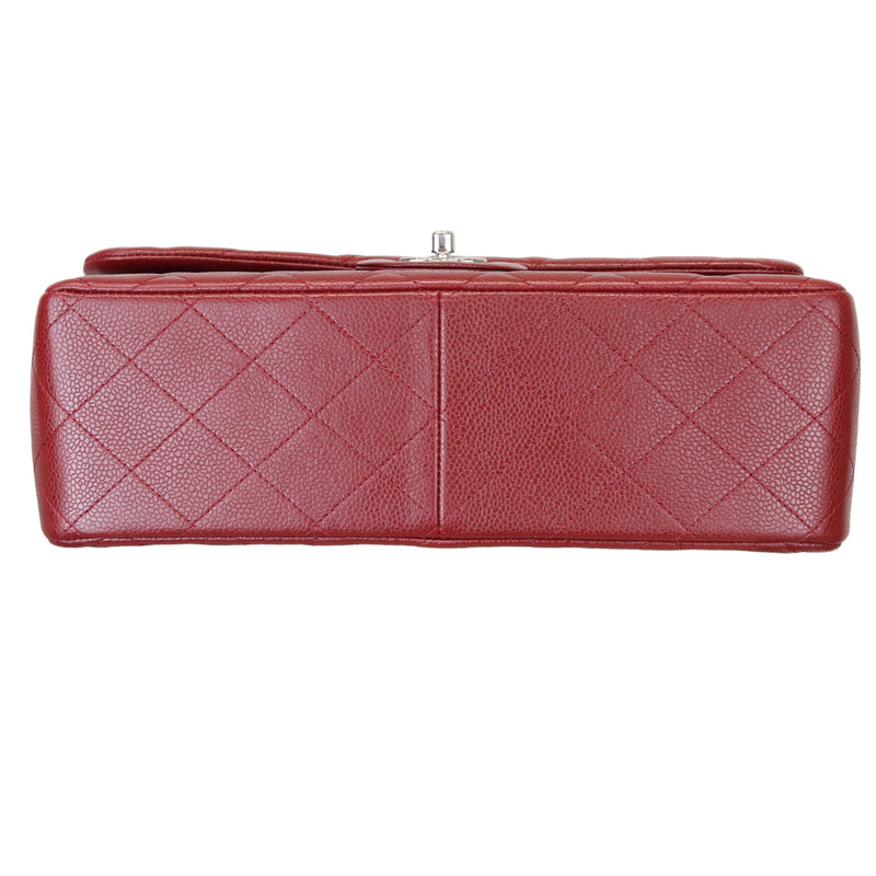 Chanel Wallet on Chain Boy Dark Red Chevron Caviar, Ruthenium Hardware,  Card & Dustbag - Julia Rose Boston