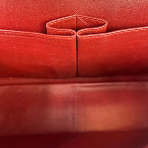 Classic Double Flap Jumbo Caviar Red SHW