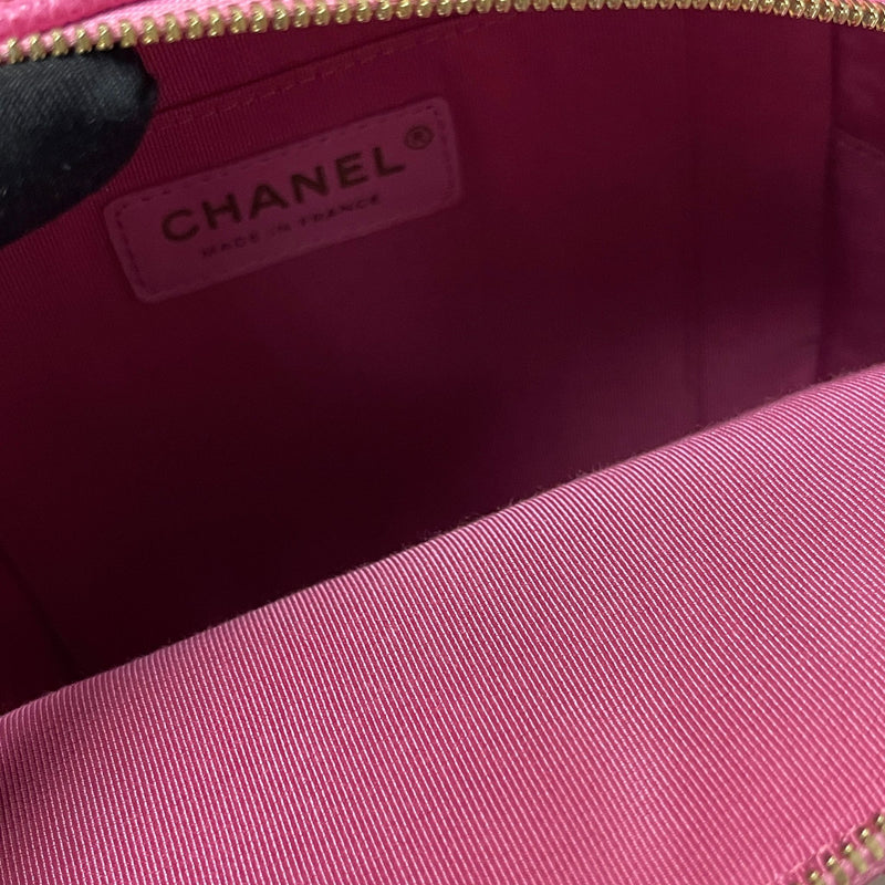 Small CC Day Backpack Caviar Pink GHW