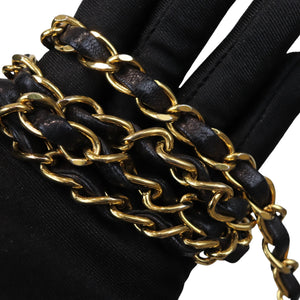 Medium Diana Lambskin Black GHW