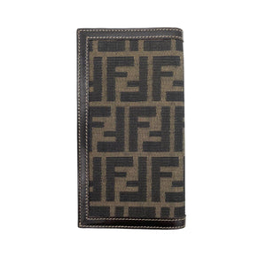 Monogram Zucca Long Flap Wallet Brown