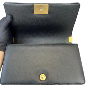 Boy Old Medium Caviar Black GHW