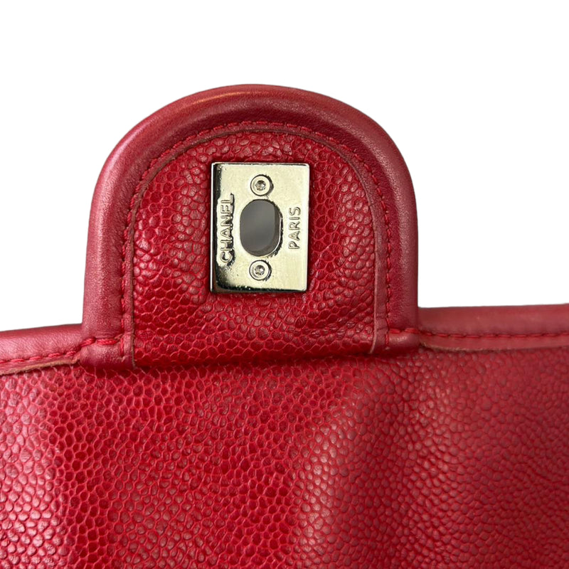 French Riviera Flap Caviar Red SHW
