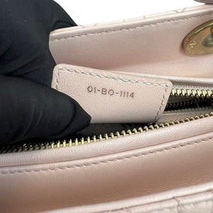 Lady Dior Medium Lambskin Light Pink GHW