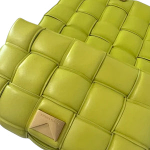 Padded Cassette Nappa Maxi Intreccio Kiwi GHW