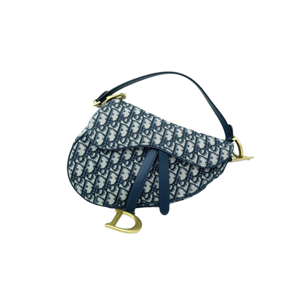 Oblique Saddle Blue Medium GHW