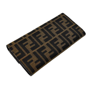 Monogram Zucca Long Flap Wallet Brown