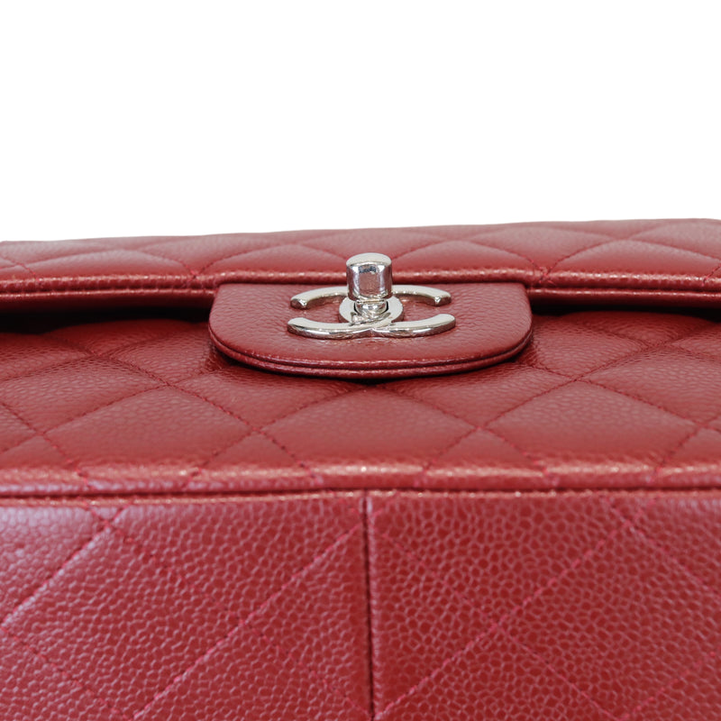 Chanel The Business Flap Bag Red - Vintage Lux