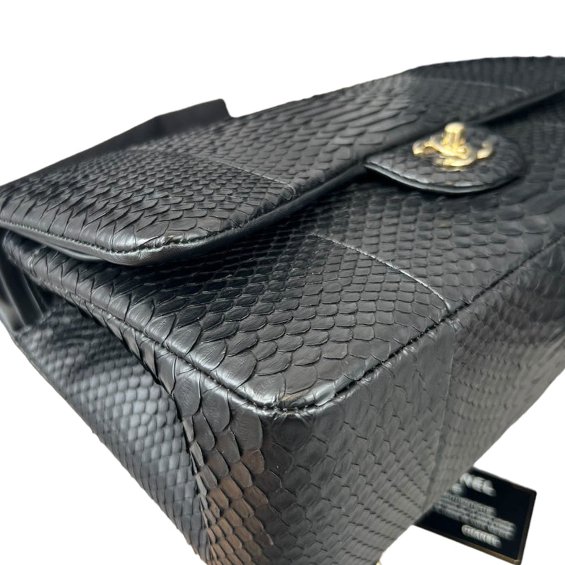 Jumbo Double Flap Python Black GHW